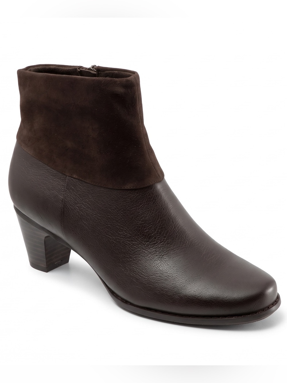 Soft Walk Dark Brown Leather Upper and Sock Versatile Closet Staple Womens 9W